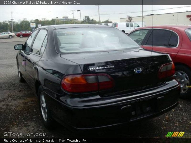 Black / Medium Gray 1999 Chevrolet Malibu LS Sedan