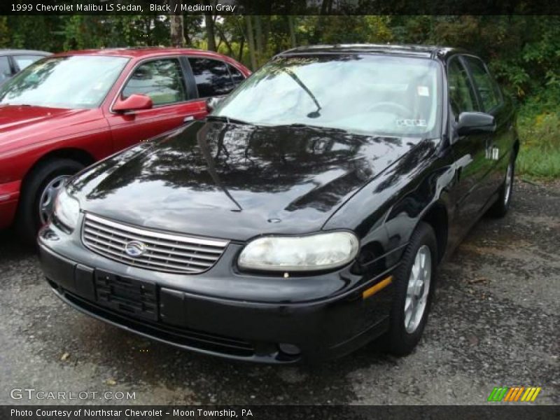 Black / Medium Gray 1999 Chevrolet Malibu LS Sedan