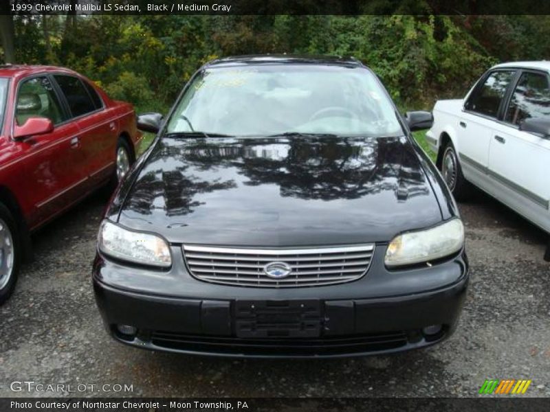 Black / Medium Gray 1999 Chevrolet Malibu LS Sedan