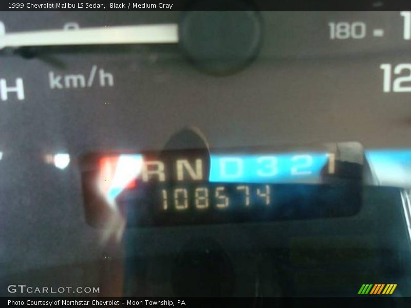 Black / Medium Gray 1999 Chevrolet Malibu LS Sedan