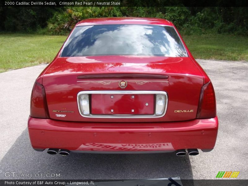 Crimson Red Pearl / Neutral Shale 2000 Cadillac DeVille Sedan