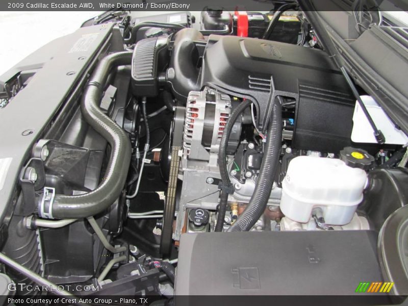 White Diamond / Ebony/Ebony 2009 Cadillac Escalade AWD