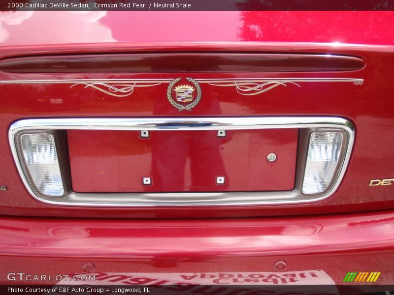Crimson Red Pearl / Neutral Shale 2000 Cadillac DeVille Sedan