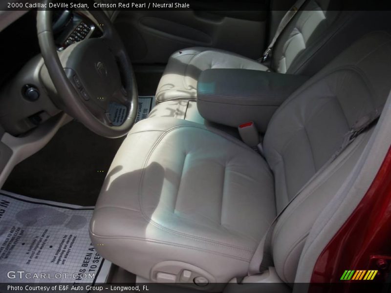 Crimson Red Pearl / Neutral Shale 2000 Cadillac DeVille Sedan