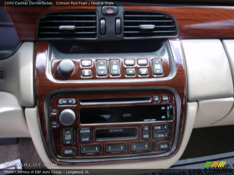Crimson Red Pearl / Neutral Shale 2000 Cadillac DeVille Sedan