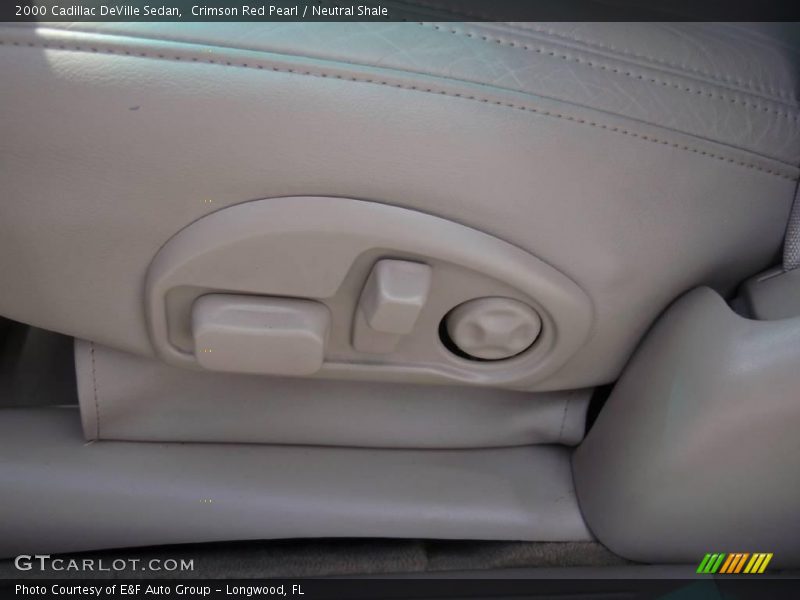 Crimson Red Pearl / Neutral Shale 2000 Cadillac DeVille Sedan