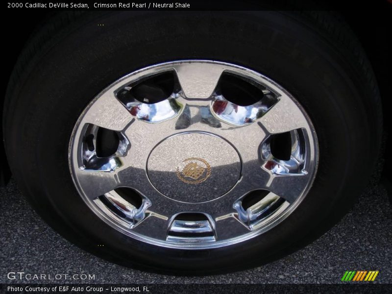 Crimson Red Pearl / Neutral Shale 2000 Cadillac DeVille Sedan