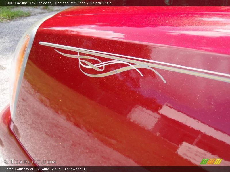 Crimson Red Pearl / Neutral Shale 2000 Cadillac DeVille Sedan