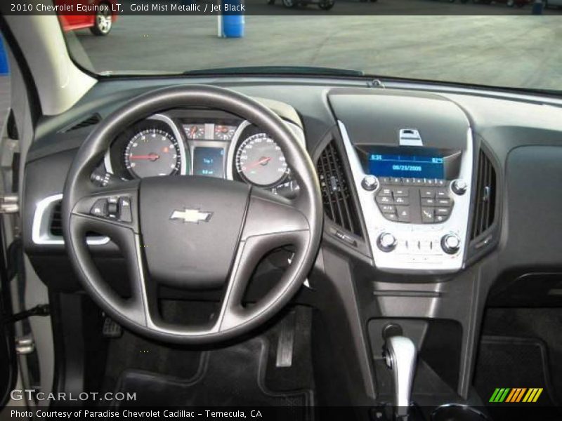 Gold Mist Metallic / Jet Black 2010 Chevrolet Equinox LT