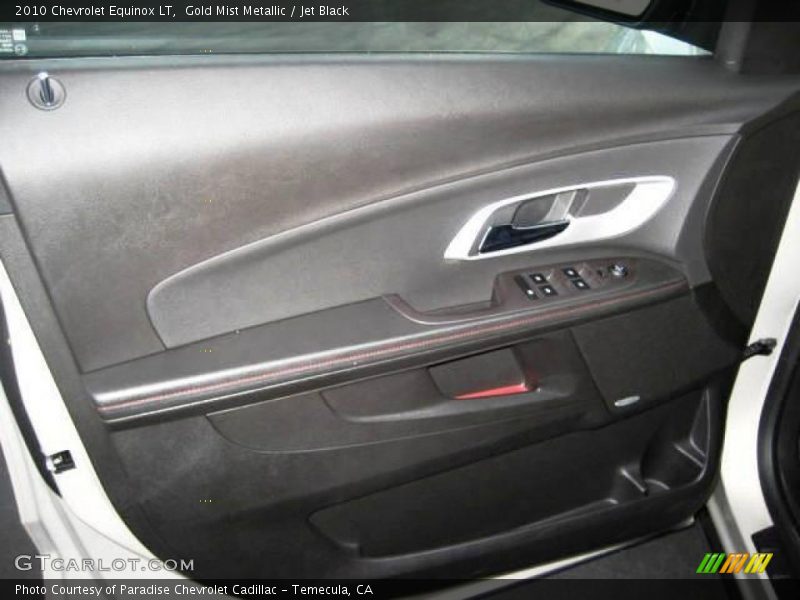 Gold Mist Metallic / Jet Black 2010 Chevrolet Equinox LT