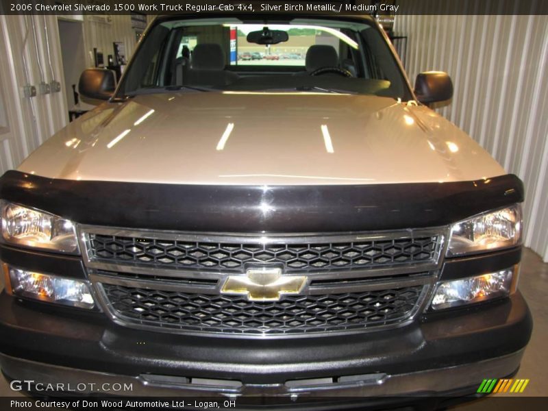 Silver Birch Metallic / Medium Gray 2006 Chevrolet Silverado 1500 Work Truck Regular Cab 4x4