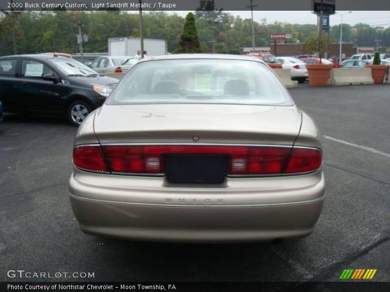 Light Sandrift Metallic / Taupe 2000 Buick Century Custom