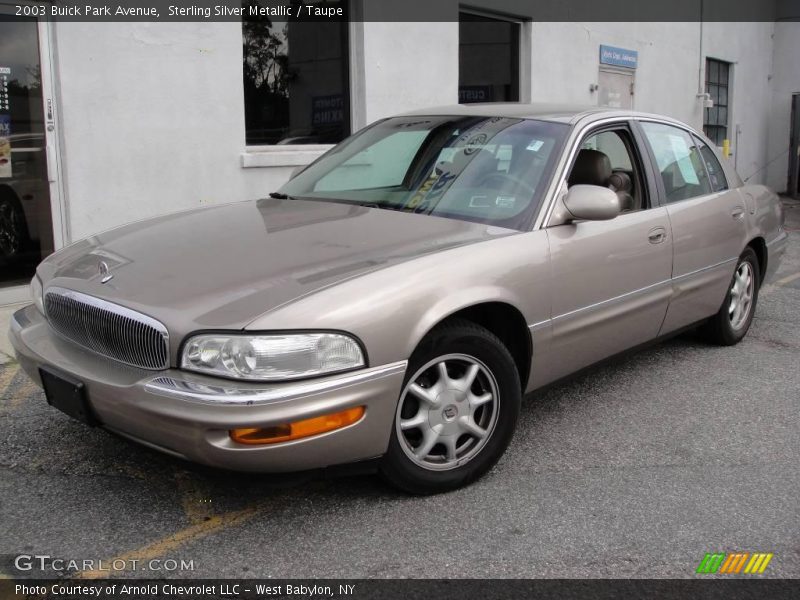 Sterling Silver Metallic / Taupe 2003 Buick Park Avenue
