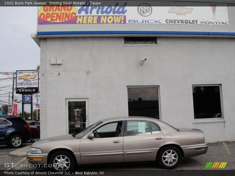 Sterling Silver Metallic / Taupe 2003 Buick Park Avenue