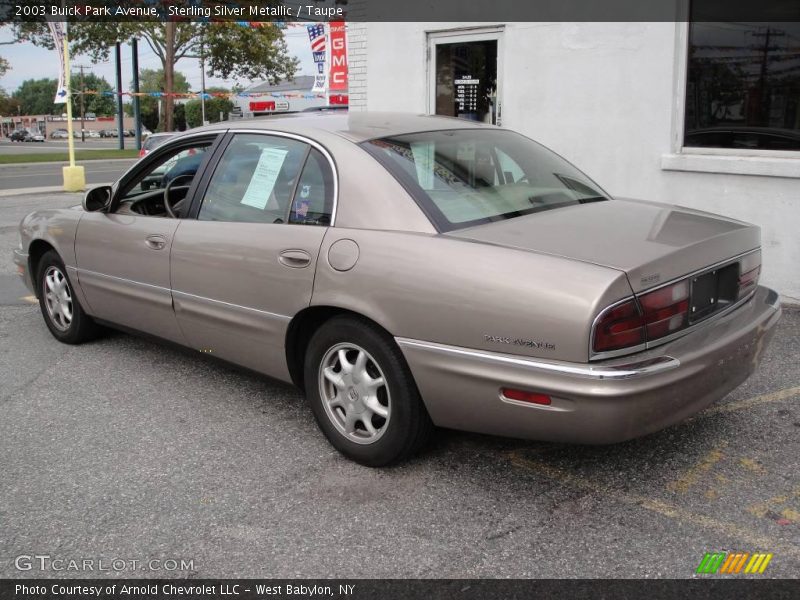 Sterling Silver Metallic / Taupe 2003 Buick Park Avenue