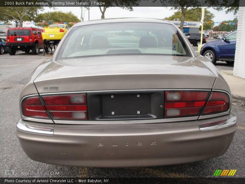 Sterling Silver Metallic / Taupe 2003 Buick Park Avenue