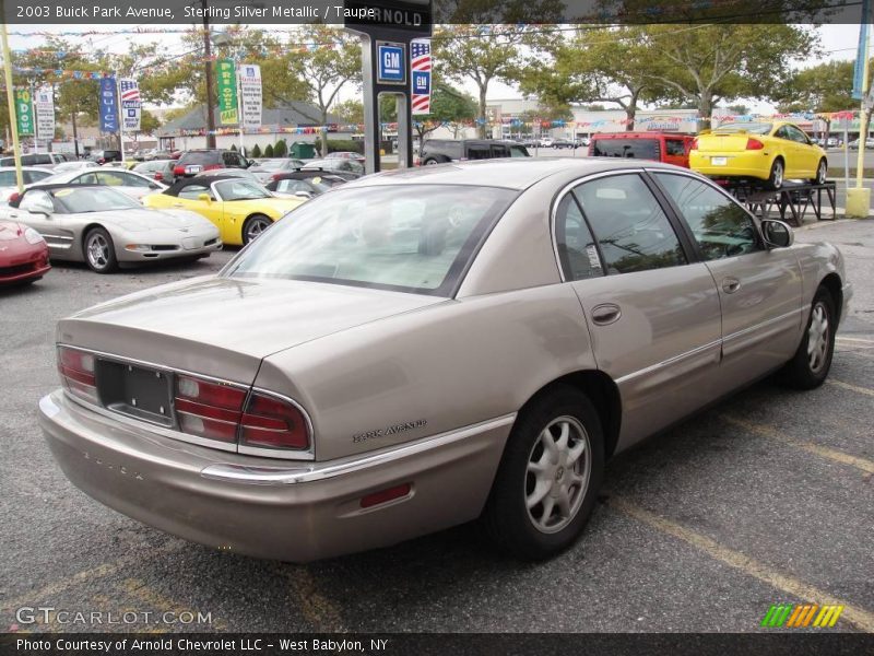 Sterling Silver Metallic / Taupe 2003 Buick Park Avenue
