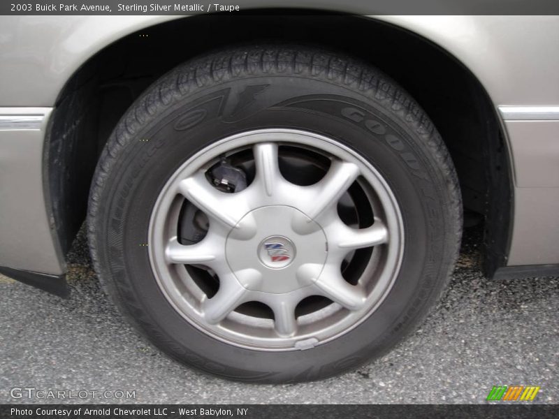 Sterling Silver Metallic / Taupe 2003 Buick Park Avenue
