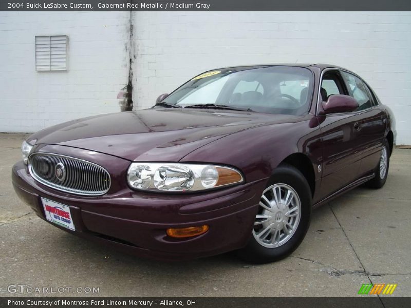 Cabernet Red Metallic / Medium Gray 2004 Buick LeSabre Custom