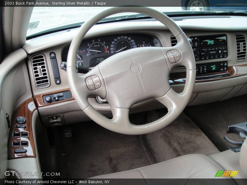 Sterling Silver Metallic / Taupe 2003 Buick Park Avenue