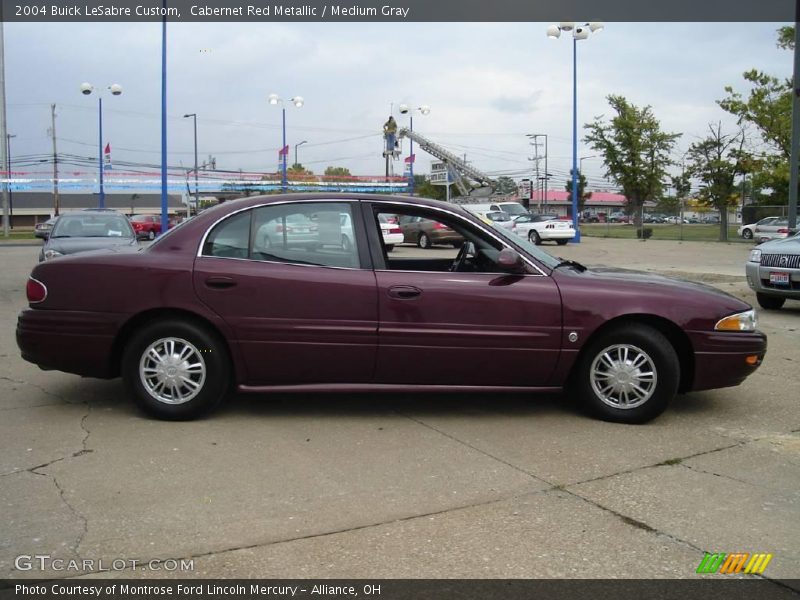 Cabernet Red Metallic / Medium Gray 2004 Buick LeSabre Custom