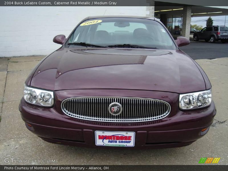 Cabernet Red Metallic / Medium Gray 2004 Buick LeSabre Custom