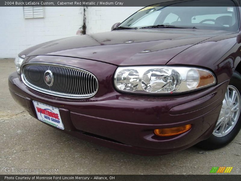 Cabernet Red Metallic / Medium Gray 2004 Buick LeSabre Custom