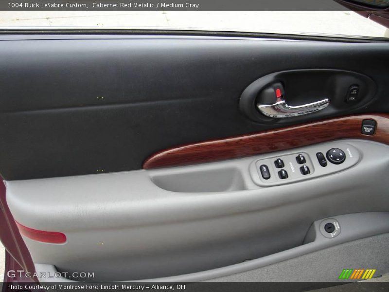 Cabernet Red Metallic / Medium Gray 2004 Buick LeSabre Custom