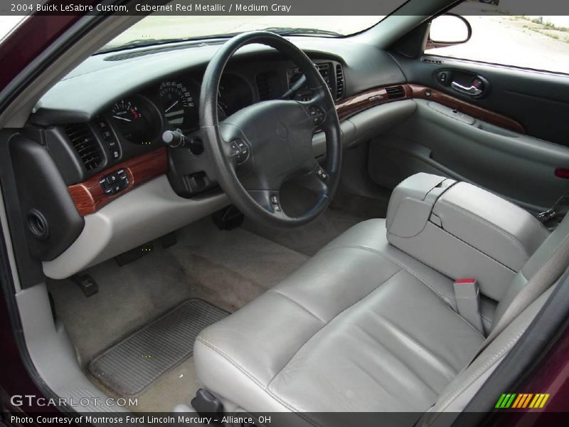 Cabernet Red Metallic / Medium Gray 2004 Buick LeSabre Custom
