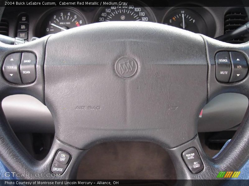 Cabernet Red Metallic / Medium Gray 2004 Buick LeSabre Custom