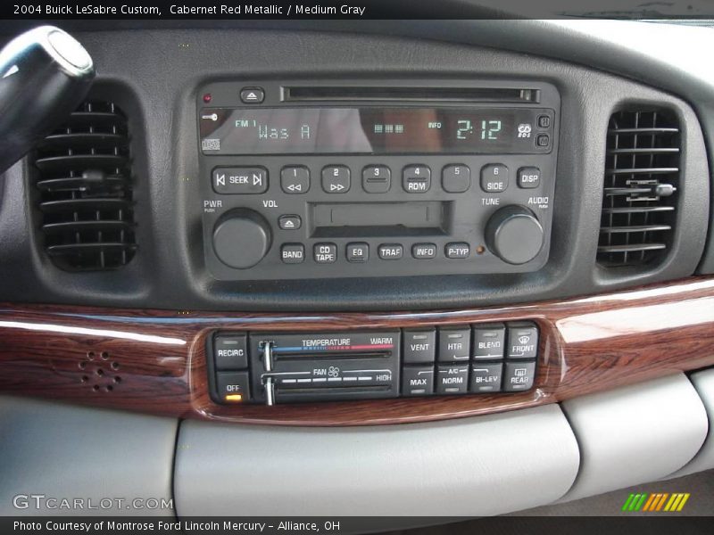 Cabernet Red Metallic / Medium Gray 2004 Buick LeSabre Custom