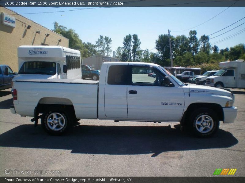 Bright White / Agate 2000 Dodge Ram 1500 Sport Extended Cab