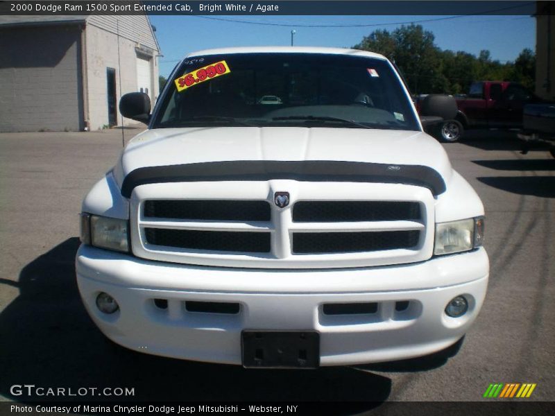 Bright White / Agate 2000 Dodge Ram 1500 Sport Extended Cab