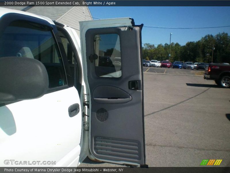 Bright White / Agate 2000 Dodge Ram 1500 Sport Extended Cab