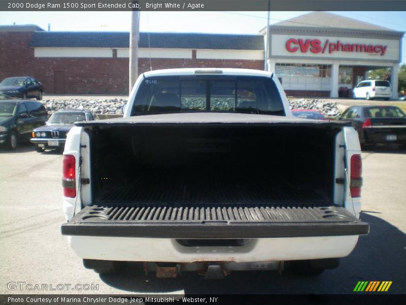 Bright White / Agate 2000 Dodge Ram 1500 Sport Extended Cab