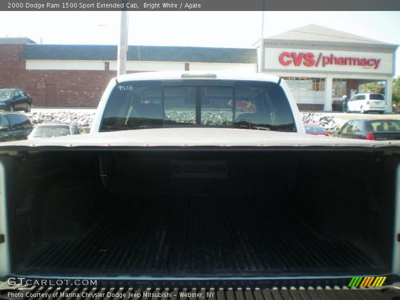 Bright White / Agate 2000 Dodge Ram 1500 Sport Extended Cab