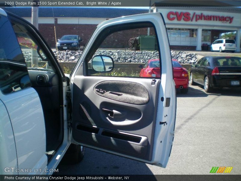 Bright White / Agate 2000 Dodge Ram 1500 Sport Extended Cab