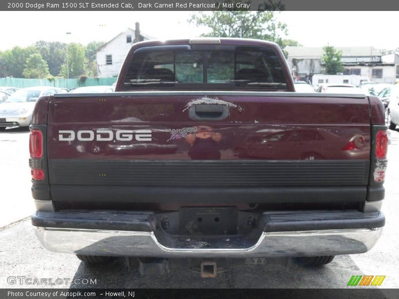 Dark Garnet Red Pearlcoat / Mist Gray 2000 Dodge Ram 1500 SLT Extended Cab
