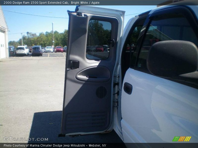 Bright White / Agate 2000 Dodge Ram 1500 Sport Extended Cab
