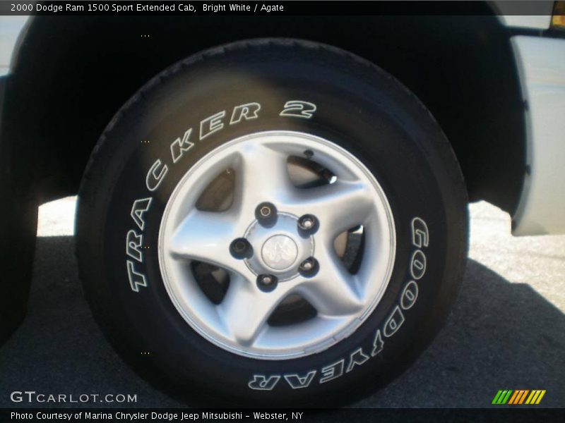 Bright White / Agate 2000 Dodge Ram 1500 Sport Extended Cab