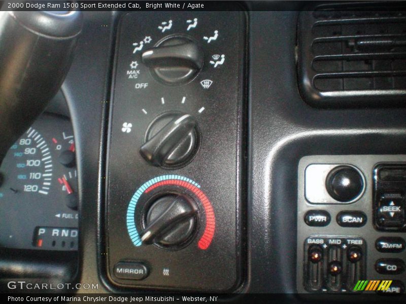 Bright White / Agate 2000 Dodge Ram 1500 Sport Extended Cab