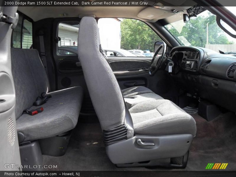 Dark Garnet Red Pearlcoat / Mist Gray 2000 Dodge Ram 1500 SLT Extended Cab