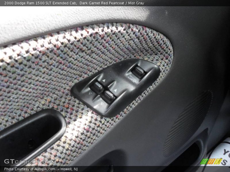 Dark Garnet Red Pearlcoat / Mist Gray 2000 Dodge Ram 1500 SLT Extended Cab