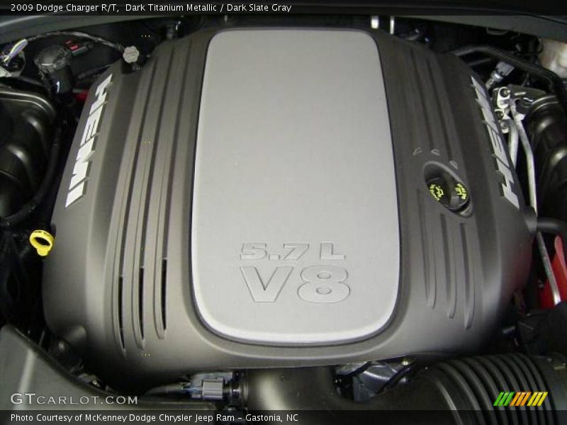 Dark Titanium Metallic / Dark Slate Gray 2009 Dodge Charger R/T