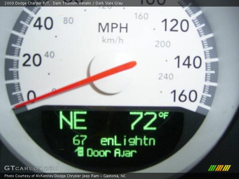 Dark Titanium Metallic / Dark Slate Gray 2009 Dodge Charger R/T