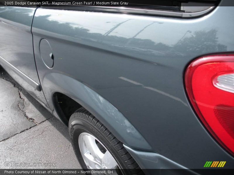 Magnesium Green Pearl / Medium Slate Gray 2005 Dodge Caravan SXT