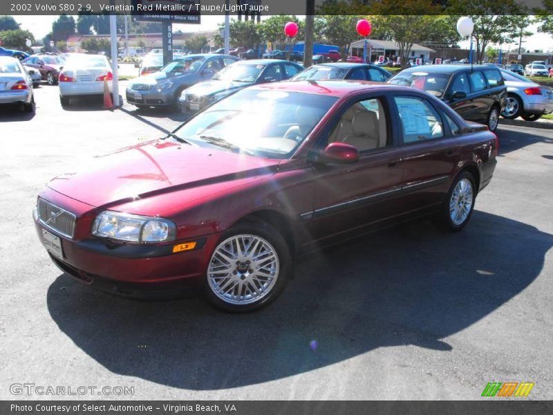 Venetian Red Metallic / Taupe/LightTaupe 2002 Volvo S80 2.9