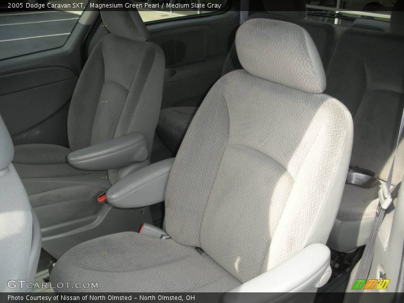 Magnesium Green Pearl / Medium Slate Gray 2005 Dodge Caravan SXT