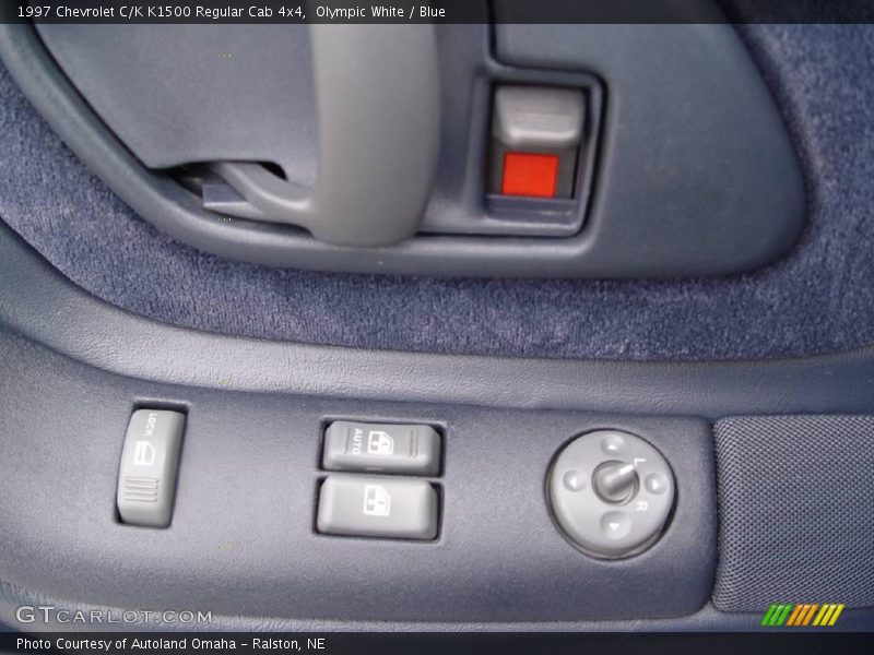 Olympic White / Blue 1997 Chevrolet C/K K1500 Regular Cab 4x4