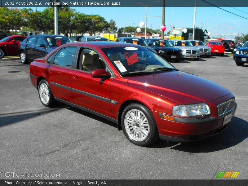 Venetian Red Metallic / Taupe/LightTaupe 2002 Volvo S80 2.9